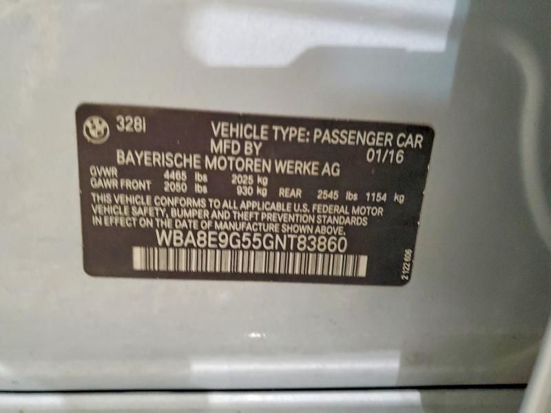 2016 BMW 328 i Sulev