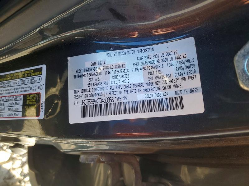 2015 Mazda Cx-9 Sport