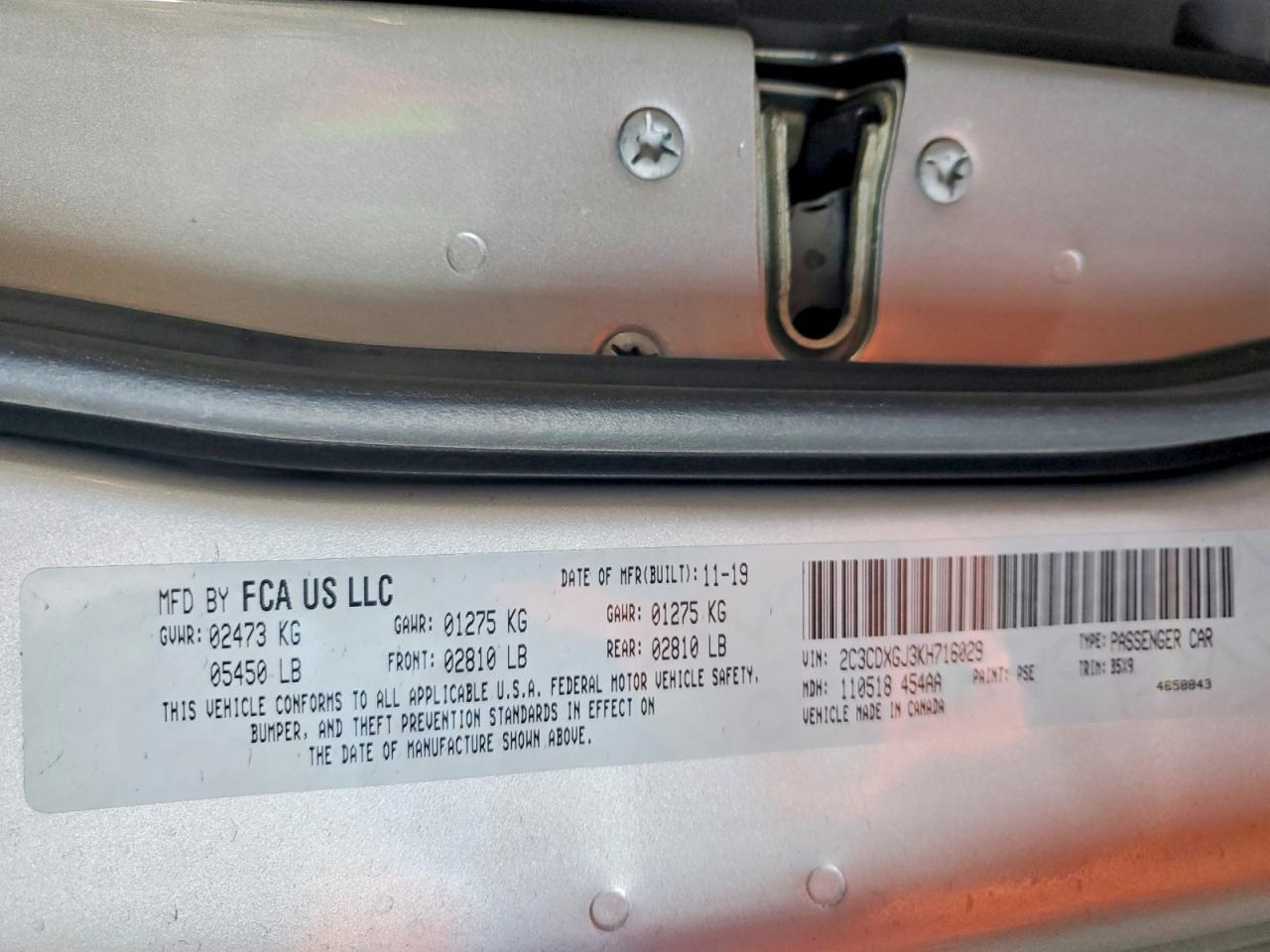 2019 Dodge Charger Scat Pack