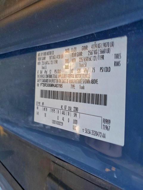 2021 Ford Transit T-250 Delivery Van