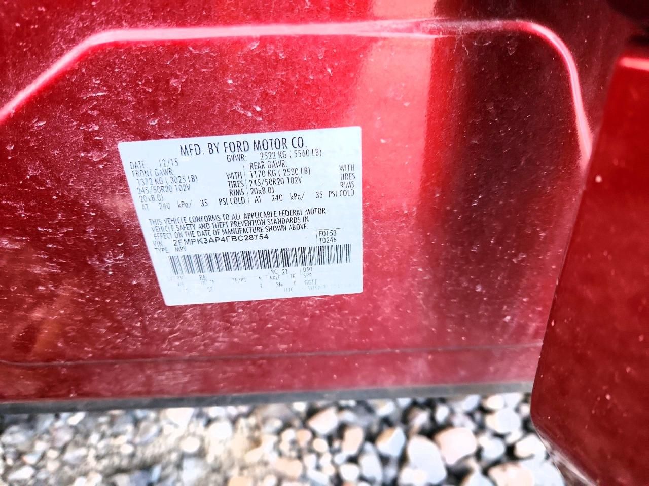 2015 Ford Edge Sport