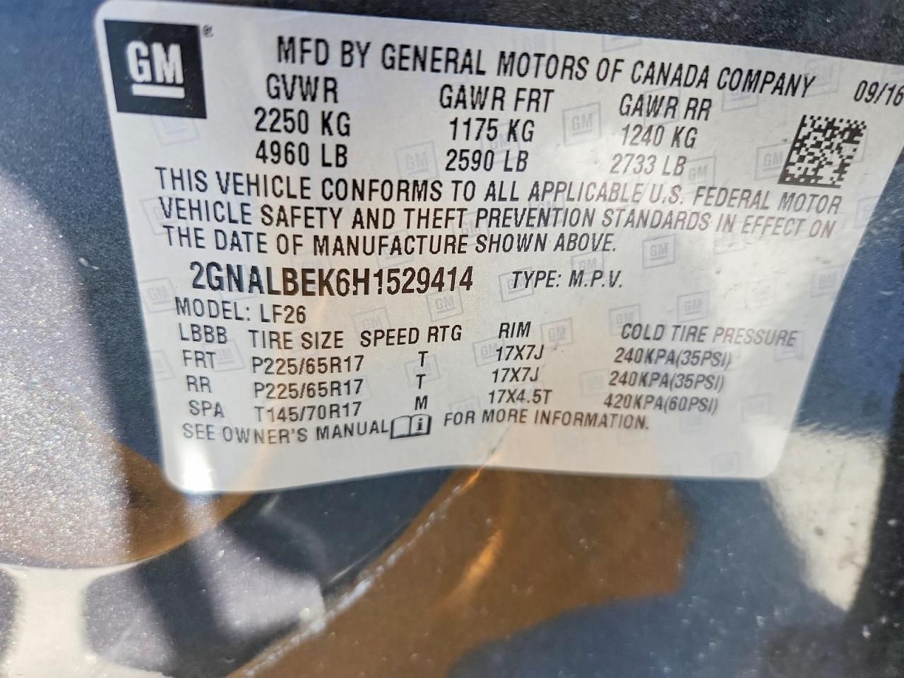 2017 Chevrolet Equinox ls