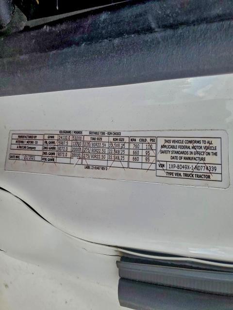 2022 Peterbilt 579 Semi Truck