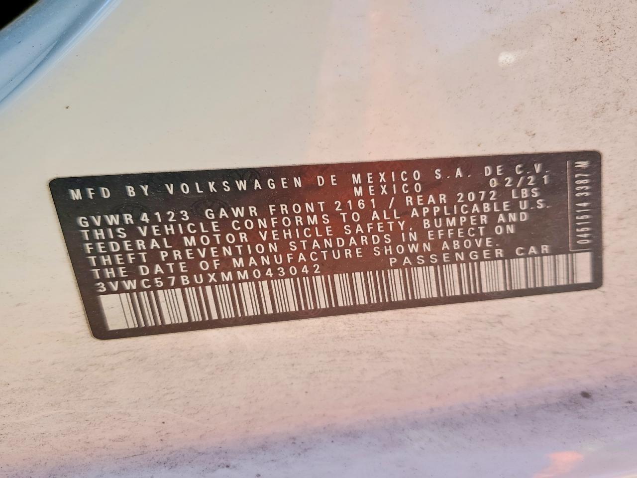 2021 Volkswagen Jetta s