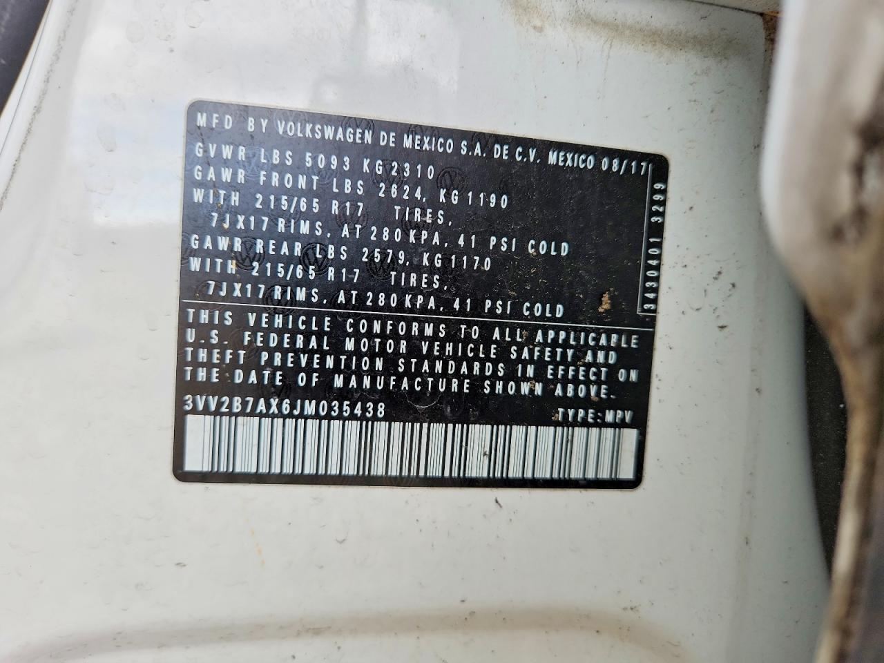 2018 Volkswagen Tiguan se