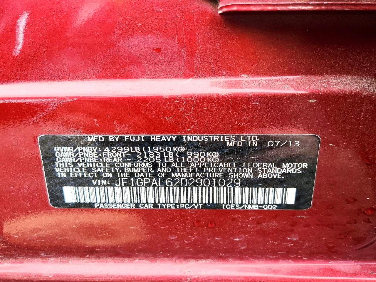 2013 Subaru Impreza Sport Premium