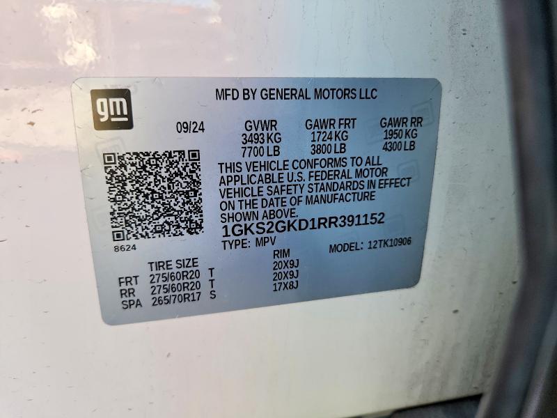 2024 GMC Yukon xl K1500 slt