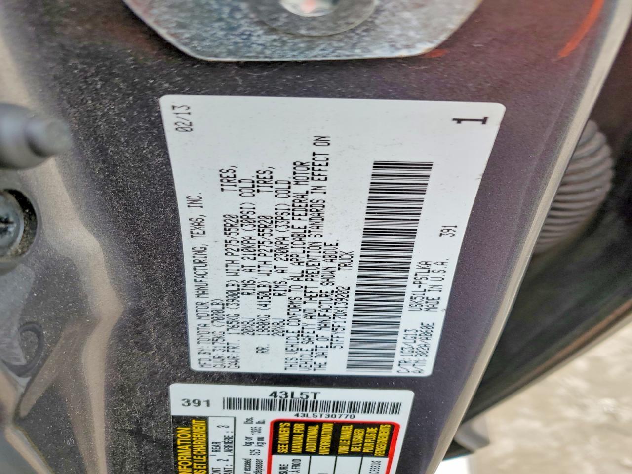 2013 Toyota Tundra Crewmax Limited