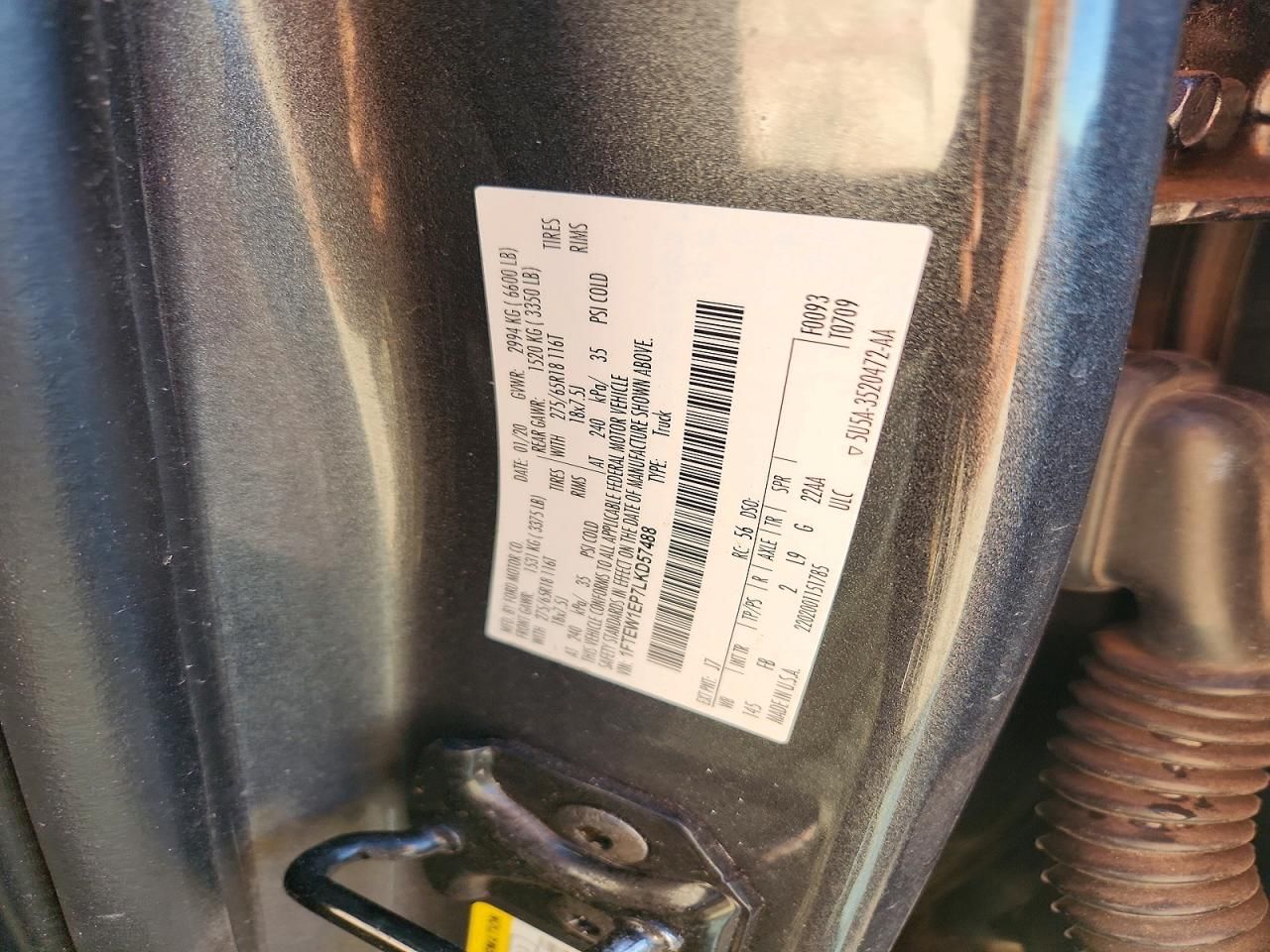 2020 Ford F150 Supercrew