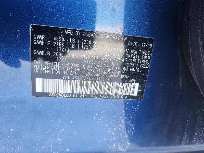 2020 Subaru Outback Premium