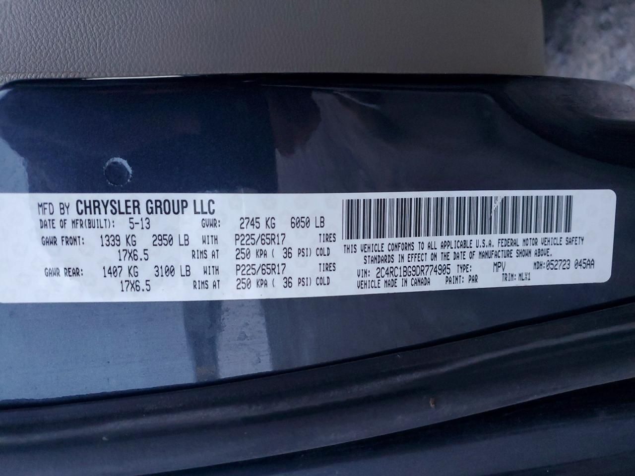 2013 Chrysler Town & Country Touring