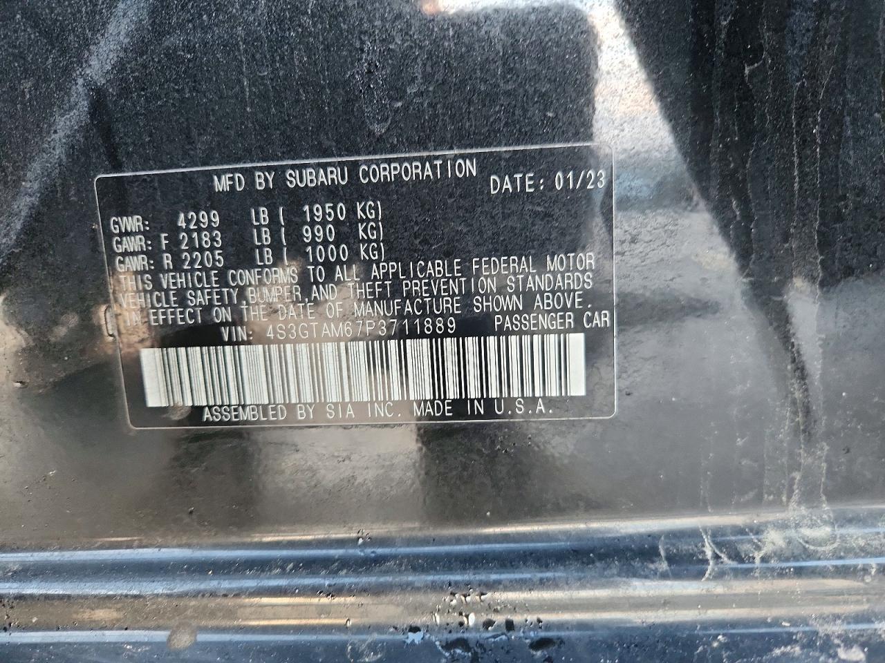 2023 Subaru Impreza Sport