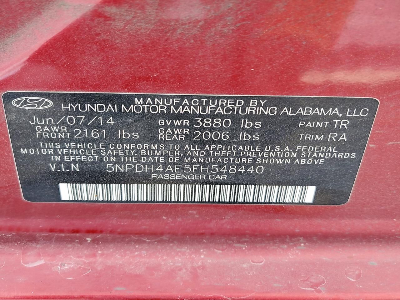 2015 Hyundai Elantra se