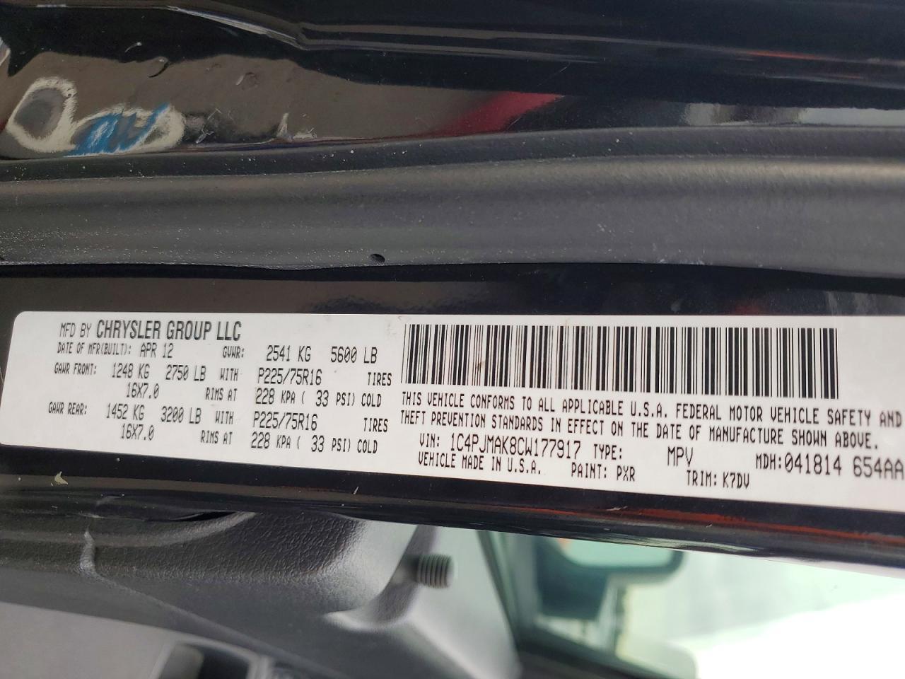 2012 Jeep Liberty Sport