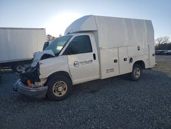 Salvage cars for sale from Copart Concord, NC: 2024 Chevrolet Express Utility / Service Truck