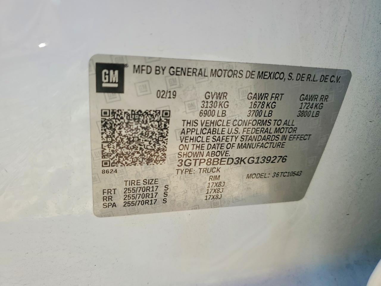 2019 GMC Sierra C1500 sle