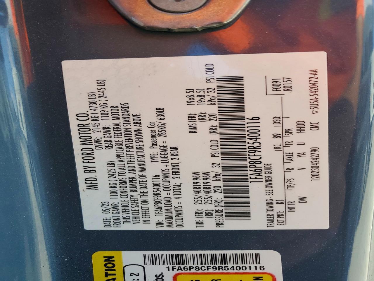 2024 Ford Mustang gt