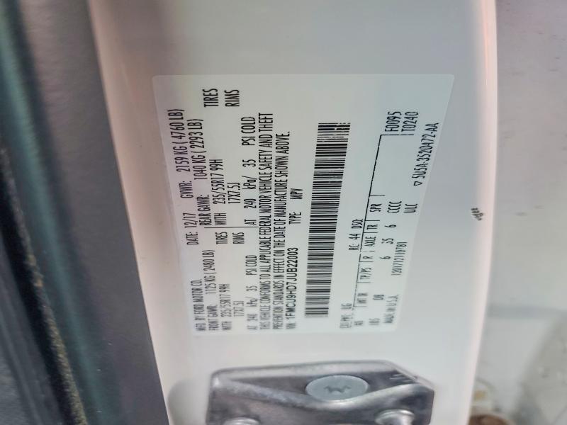 2018 Ford Escape sel