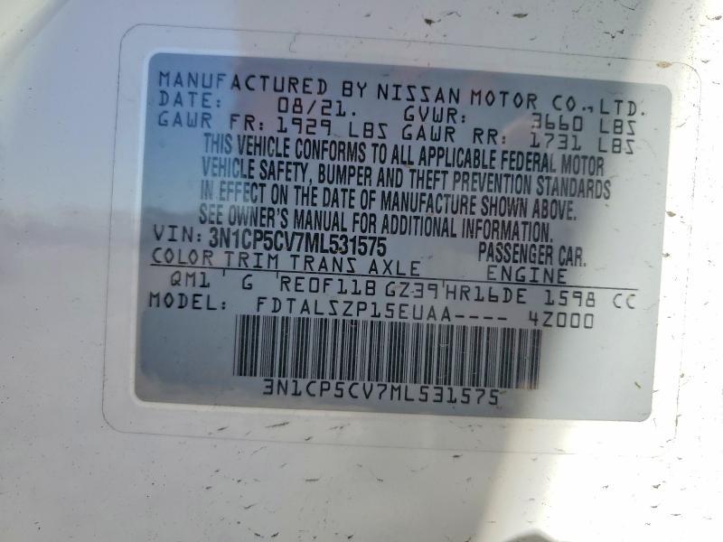 2021 Nissan Kicks sv