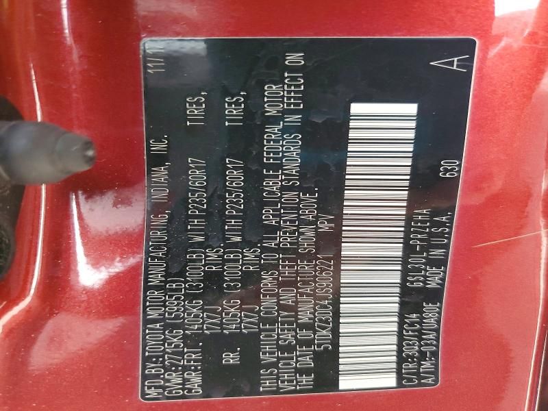 2018 Toyota Sienna le