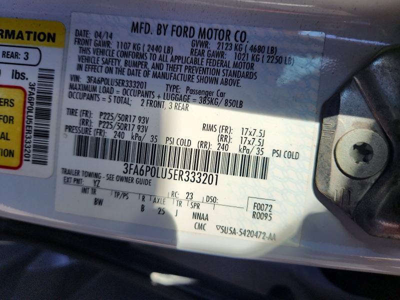 2014 Ford Fusion se Hybrid