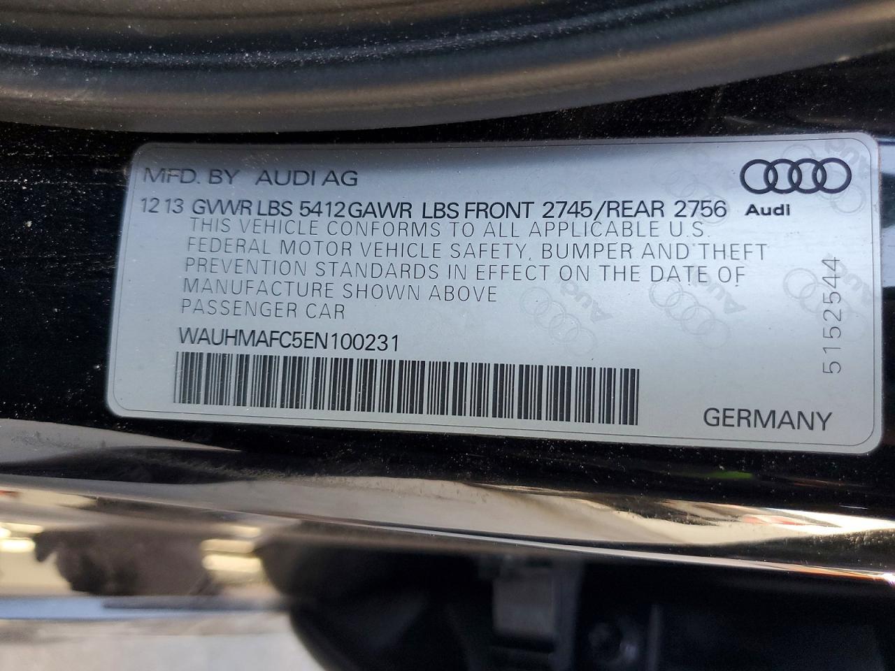 2014 Audi A6 Prestige