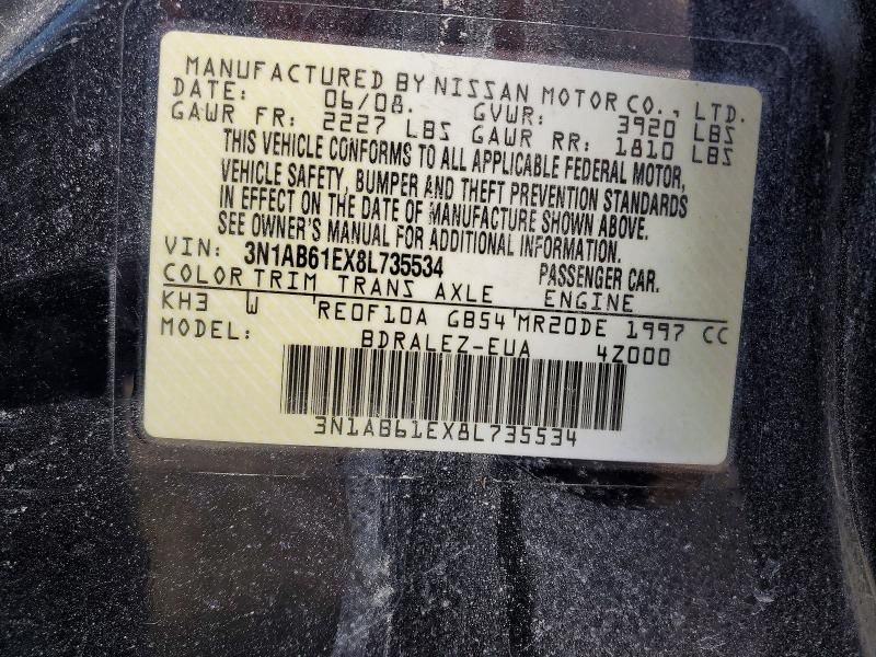 2008 Nissan Sentra 2.0