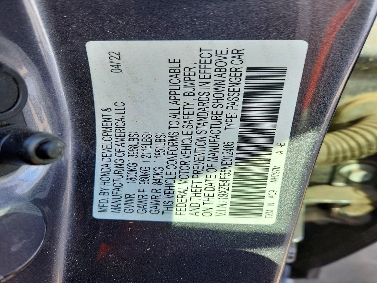 2022 Honda Insight ex