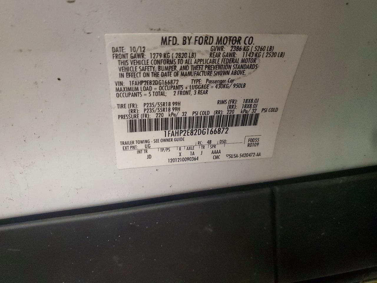 2013 Ford Taurus sel