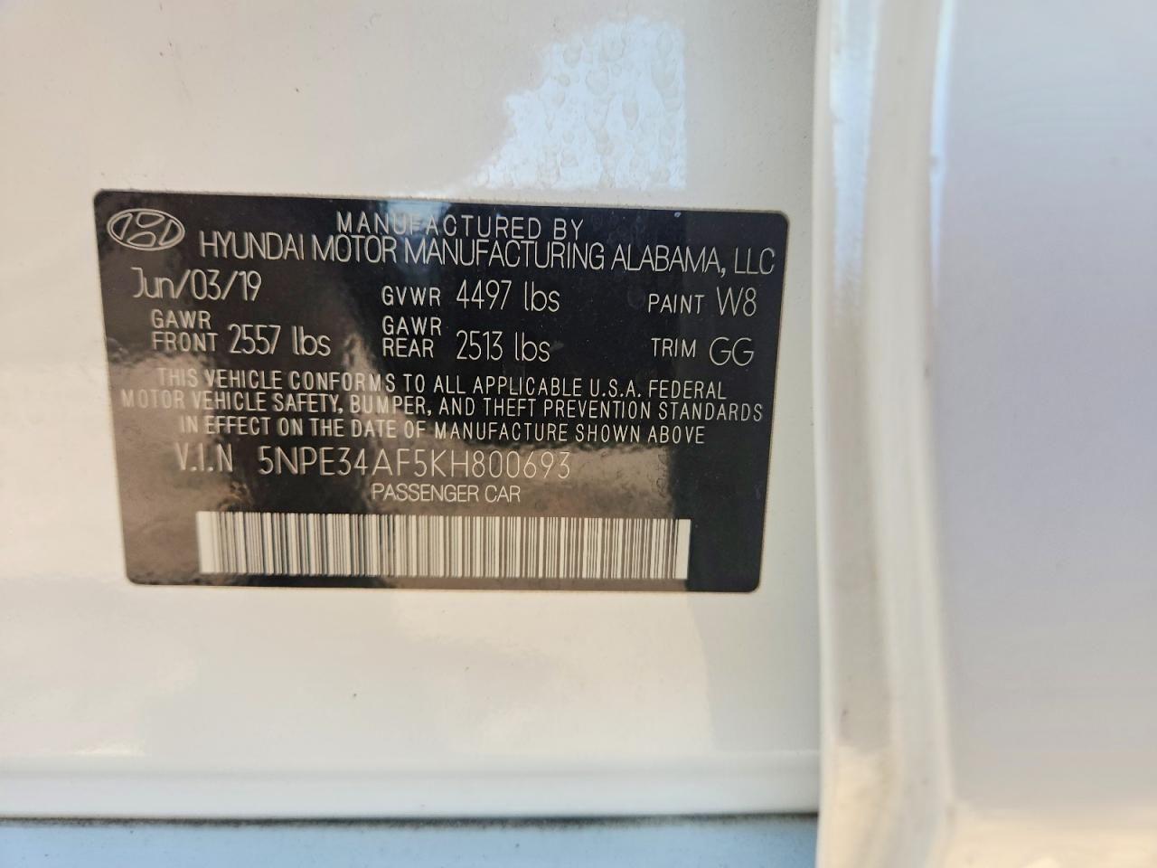 2019 Hyundai Sonata Limited