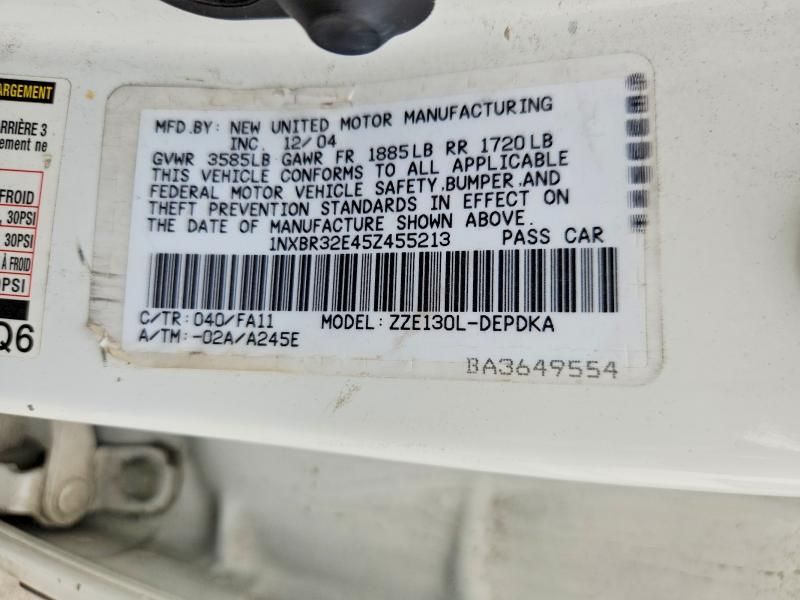 2005 Toyota Corolla ce