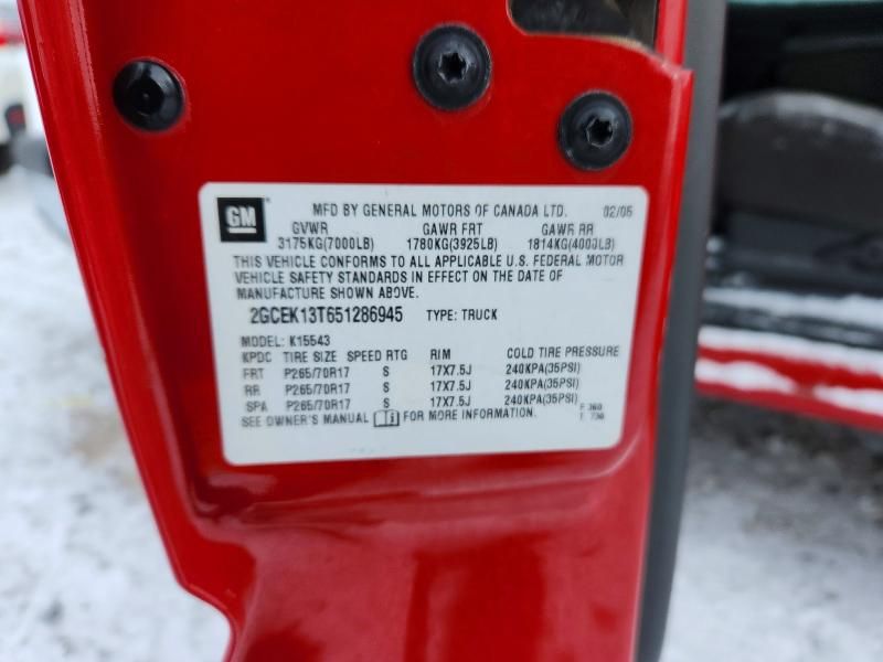 2005 Chevrolet Silverado K1500