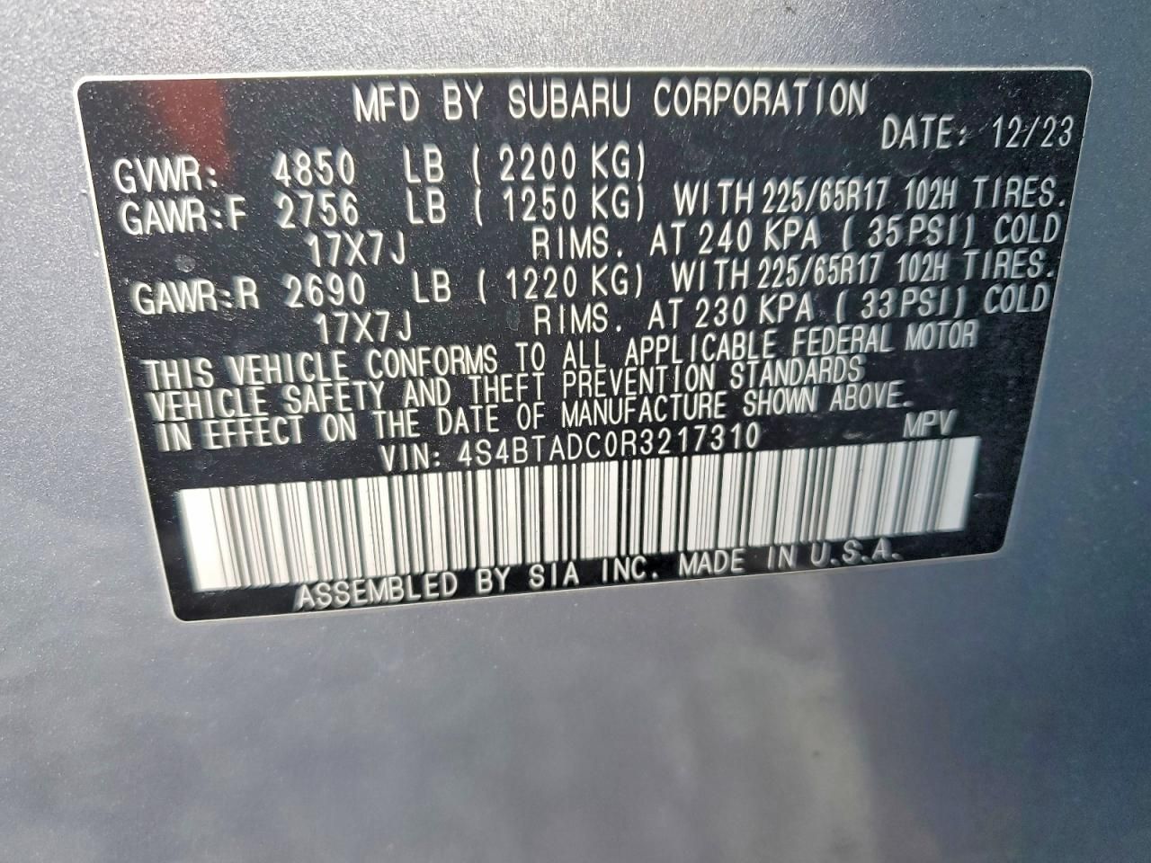 2024 Subaru Outback Premium