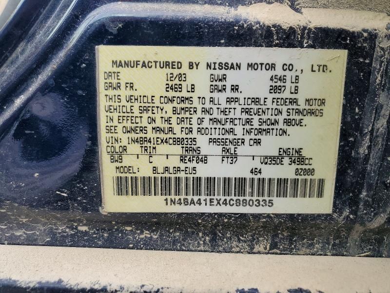 2004 Nissan Maxima se