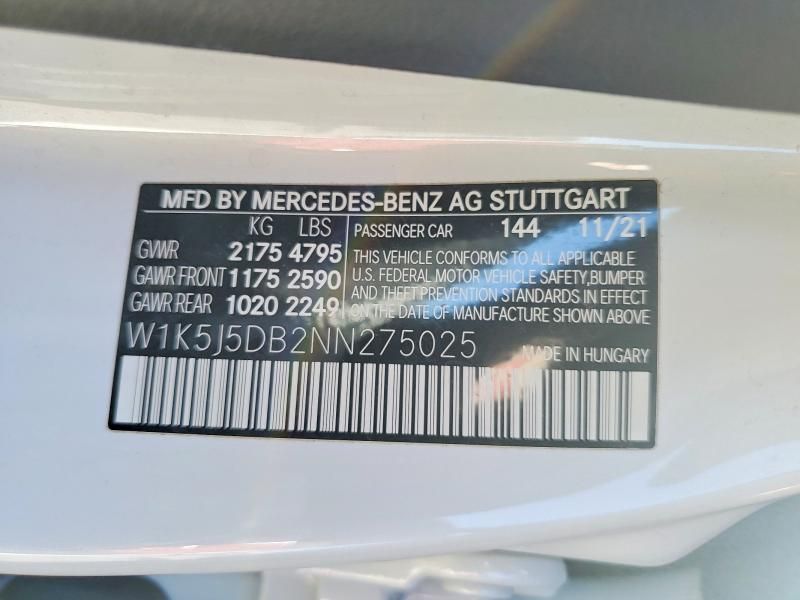 2022 Mercedes-Benz Cla 45 amg