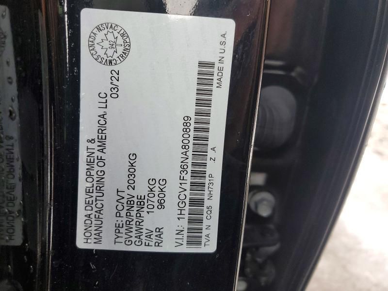 2022 Honda Accord Sport