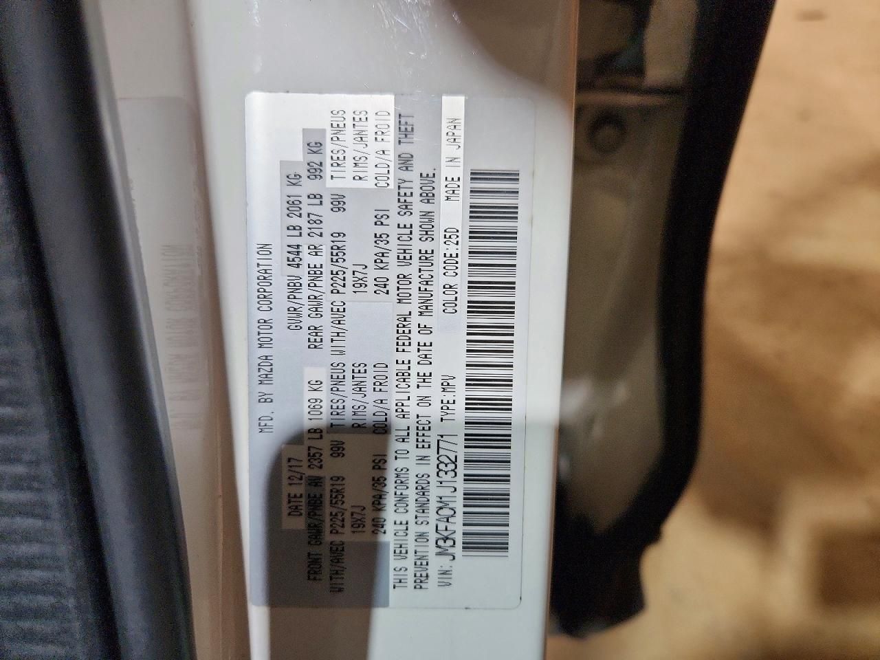 2018 Mazda Cx-5 Touring