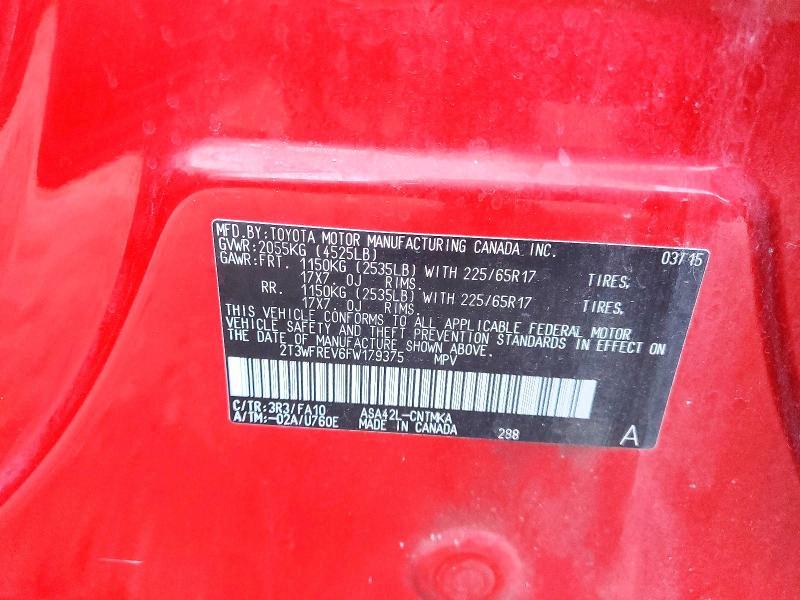 2015 Toyota Rav4 xle