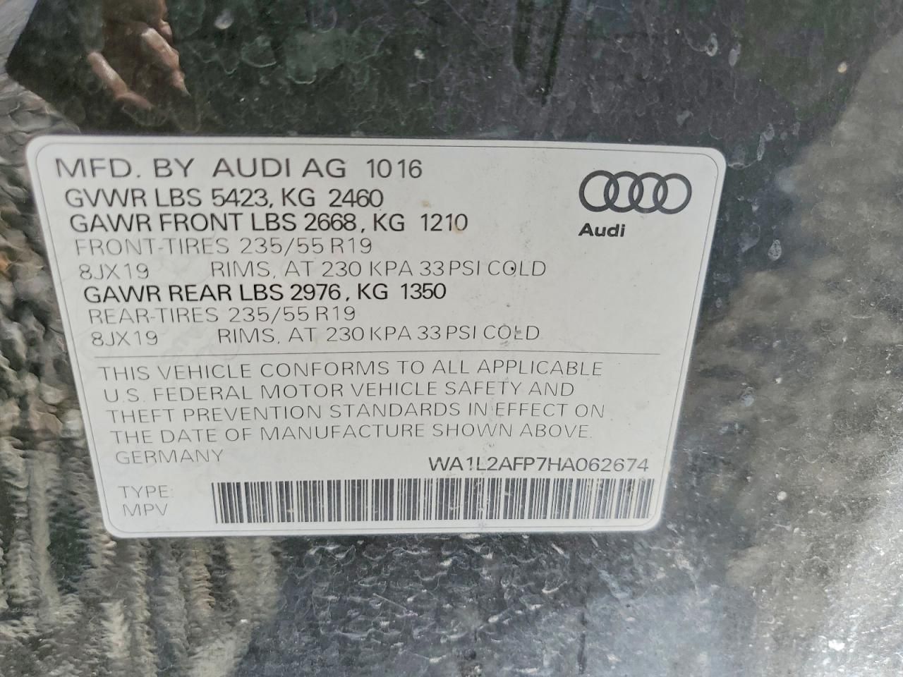 2017 Audi Q5 Premium Plus