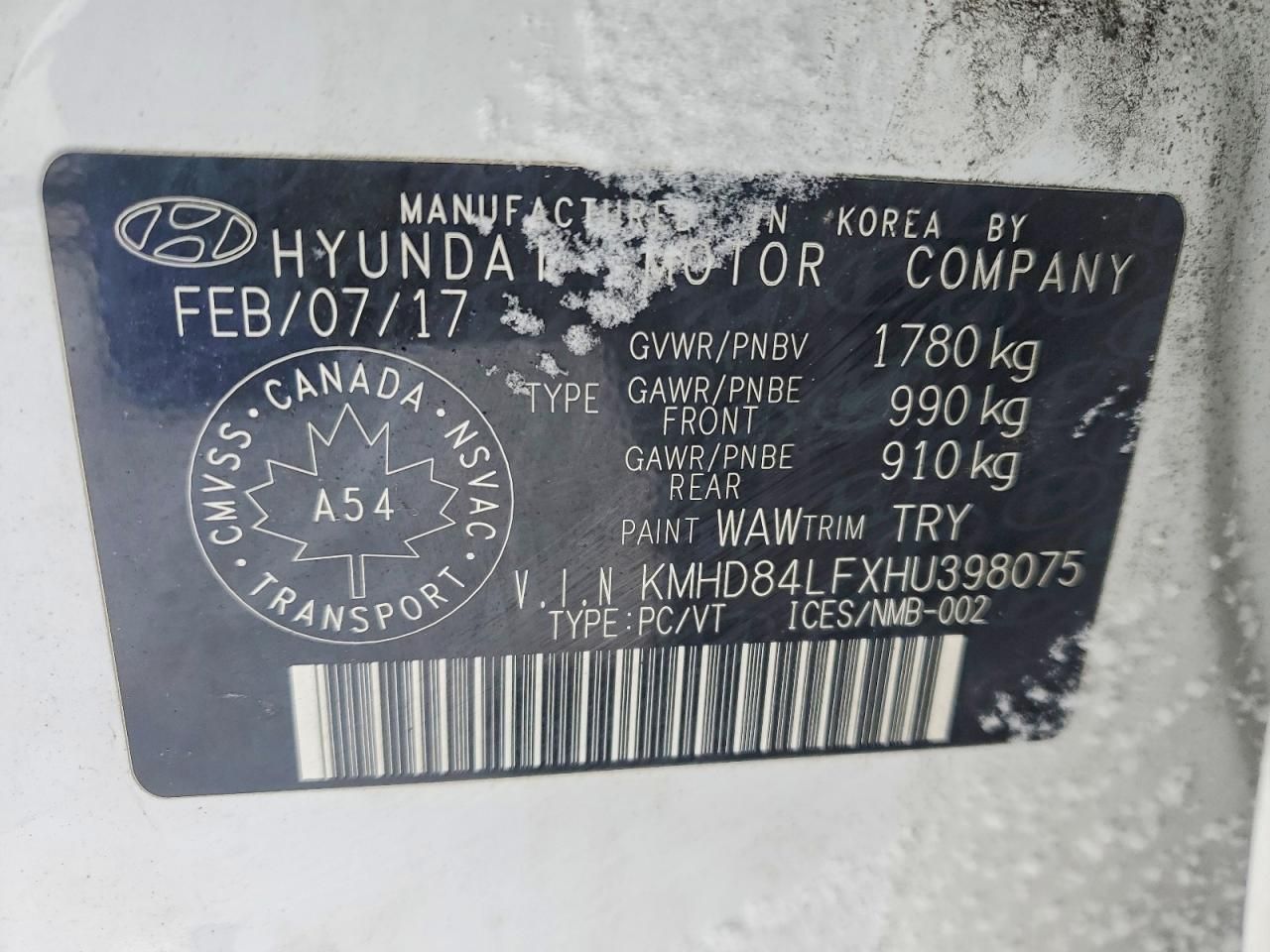 2017 Hyundai Elantra se