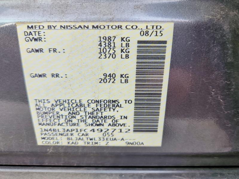 2015 Nissan Altima 3.5s