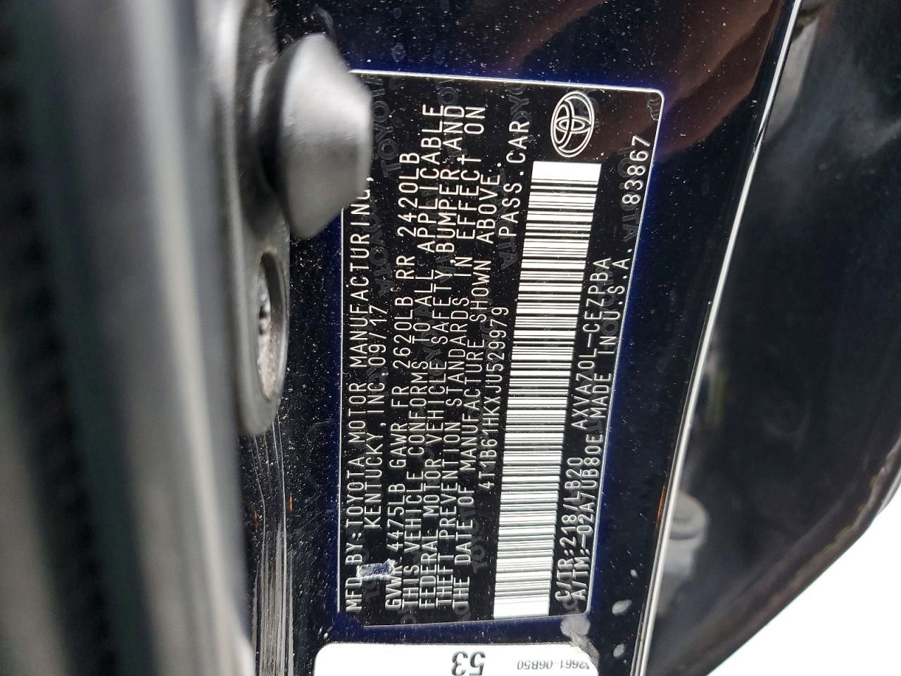 2018 Toyota Camry xse