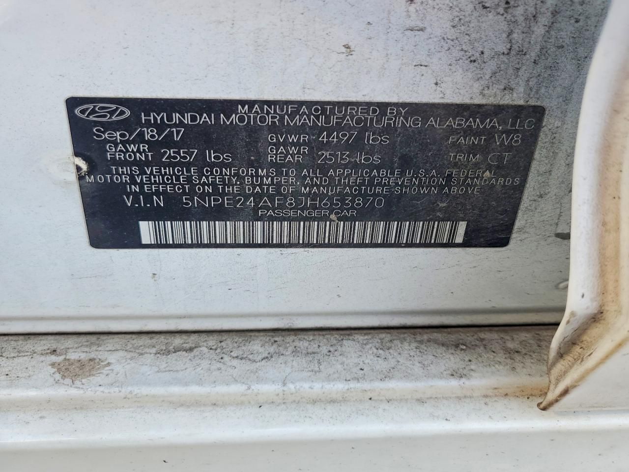 2018 Hyundai Sonata se