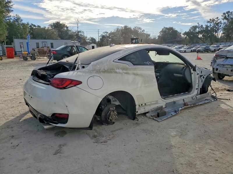 2022 Infiniti Q60 red Sport 400