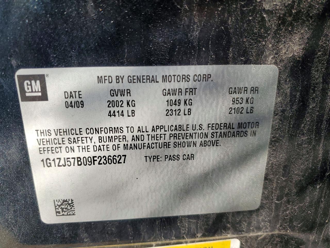 2009 Chevrolet Malibu 2LT