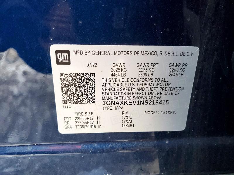 2022 Chevrolet Equinox lt