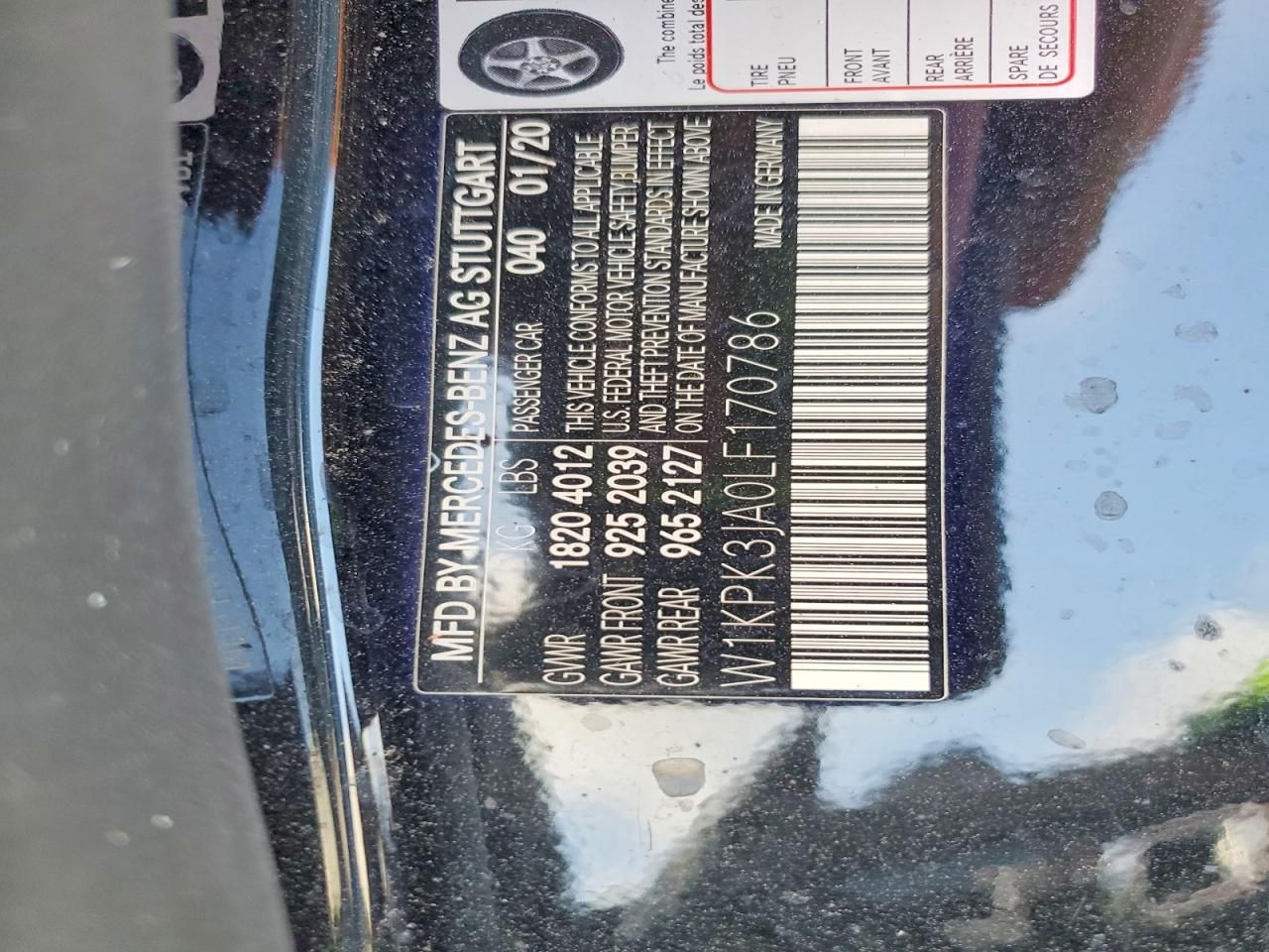 2020 Mercedes-Benz Slc 300