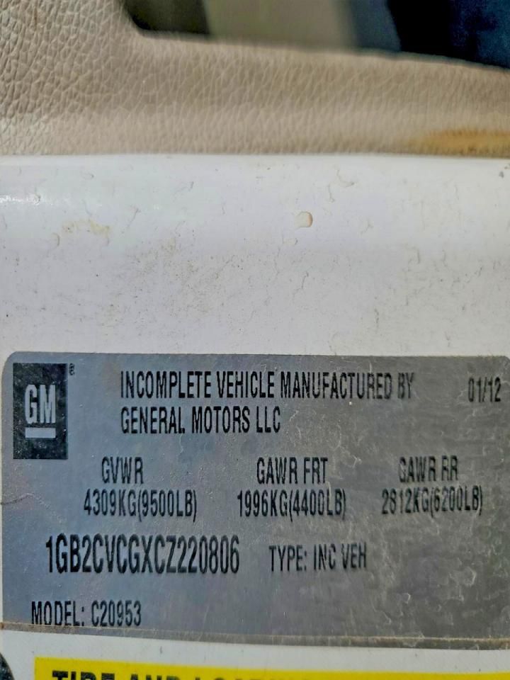 2012 Chevrolet Silverado Utility / Service Truck