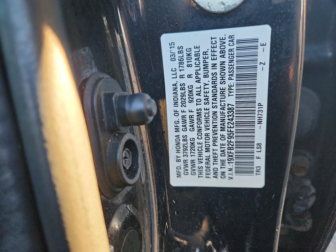 2015 Honda Civic exl