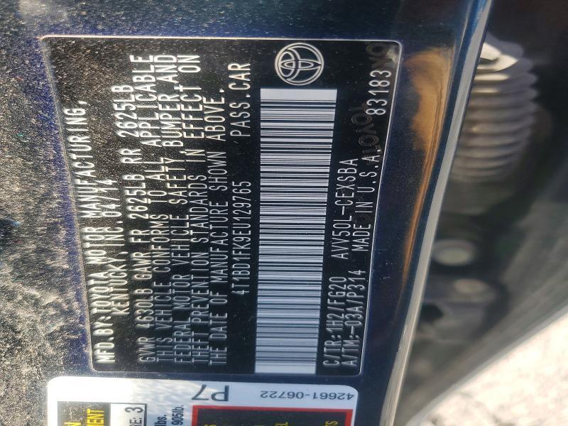 2014 Toyota Camry Hybrid